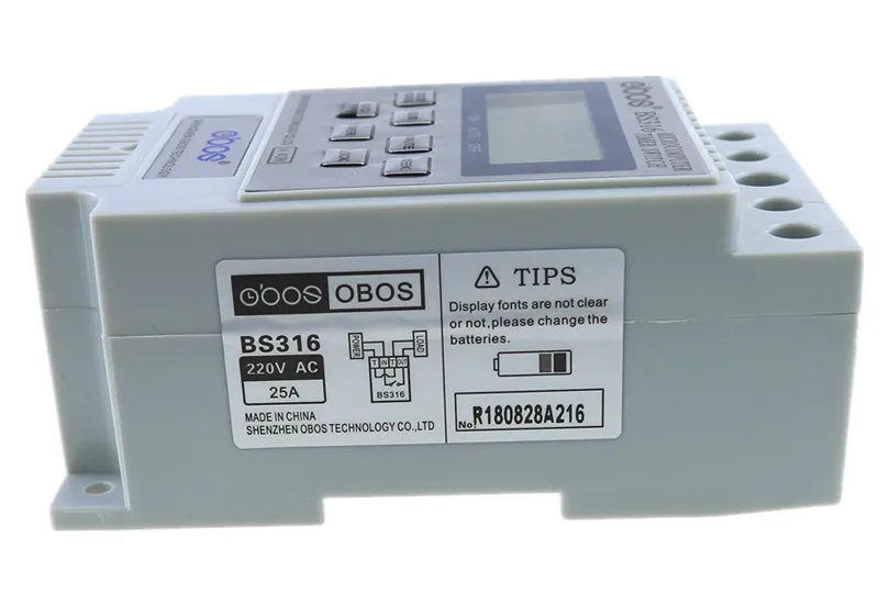 5 шт. цифровой микрокомпьютер KG316T переключатель таймера AC 220 В BS316 времени с