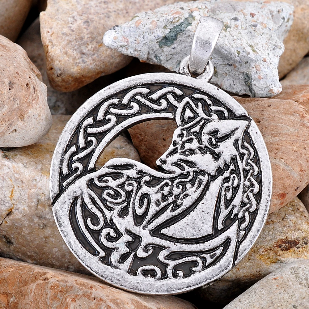 Круглый Лисий амулет кулон пират ювелирное 1 шт Прямая поставка|Подвески| |