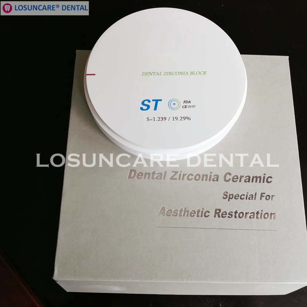 Losuncare цельнокроеное платье ST OD98* 10/16/18/20/22/25 мм Система Виланд стоматологический Цирконий блок для фрезерного станка циркония Керамика блок