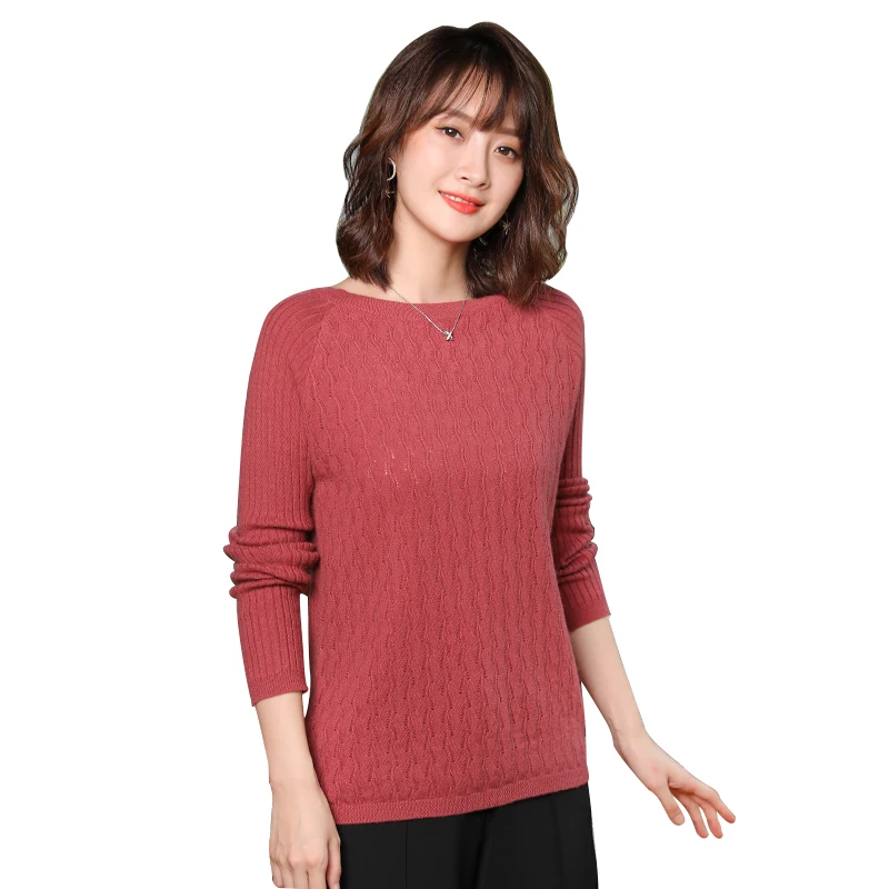 Вязаный свитер для женщин 100% чистый кашемировый с высоким воротом зимние теплые