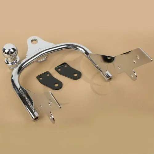Мотоцикл хромированный трейлер Hitch с шариком для Harley Touring Road King Electra Glide FLHT FLHR FLTR FLT