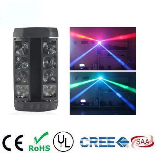 Mini LED Spider 8x6W RGBW Beam Light Good Quality Fast Shipping DJ mini Moving Head Light  dj light wash lights