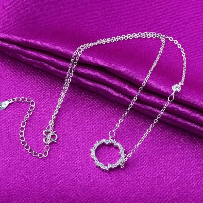 Женское ожерелье с подвеской из горного хрусталя | Украшения и аксессуары