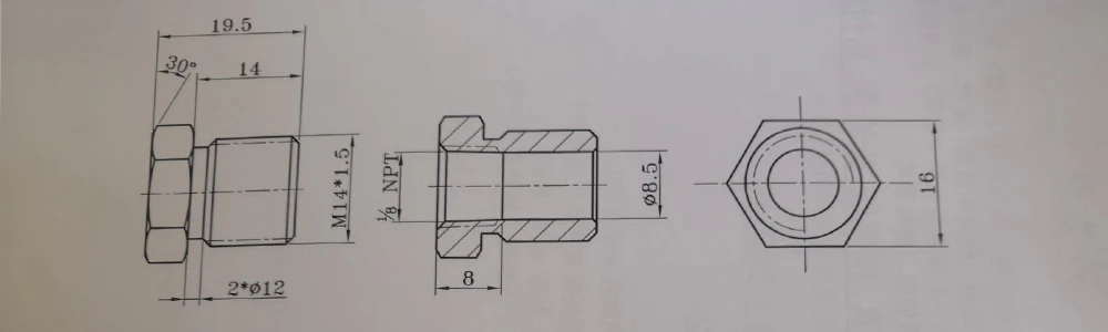 ESPEEDER 1/8NPT отстойник, фитинг, датчик адаптера, датчик температуры масла, 1 шт., переходное соединение X, матричная резьба-бюстгальтеры, латунь M18* 1,5