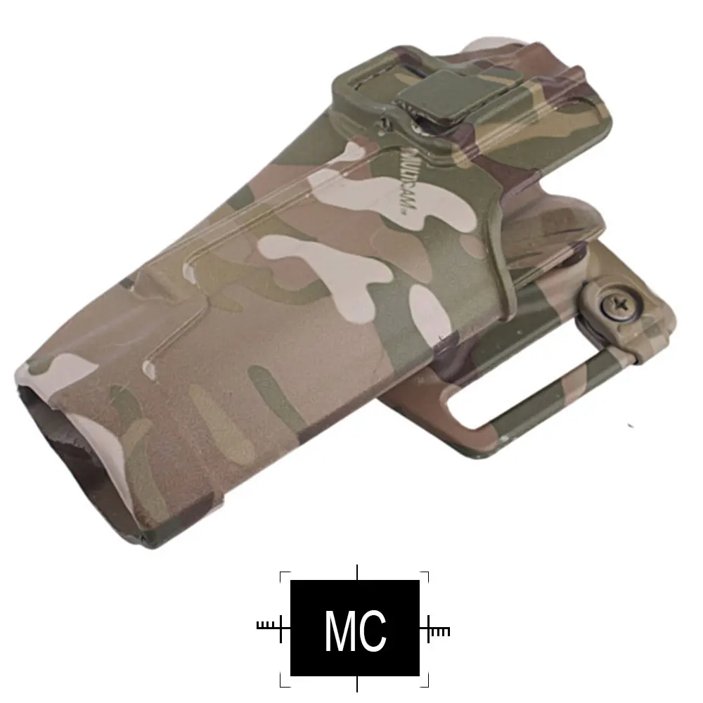 Emersongear быстро кобура для 1911 Пластик кобура подсумок Тактический Охота Airsoft 1911 кобура Мультикам em6096 - Цвет: MC