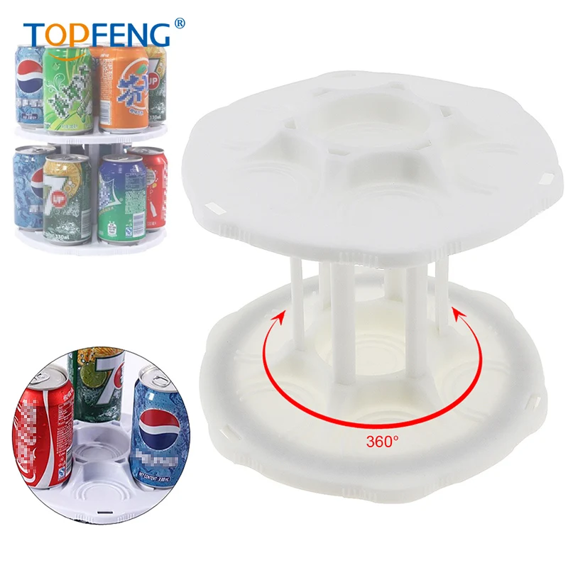 2-Ярусный пластиковый тампер для жестяных банок TopFeng органайзер хранения