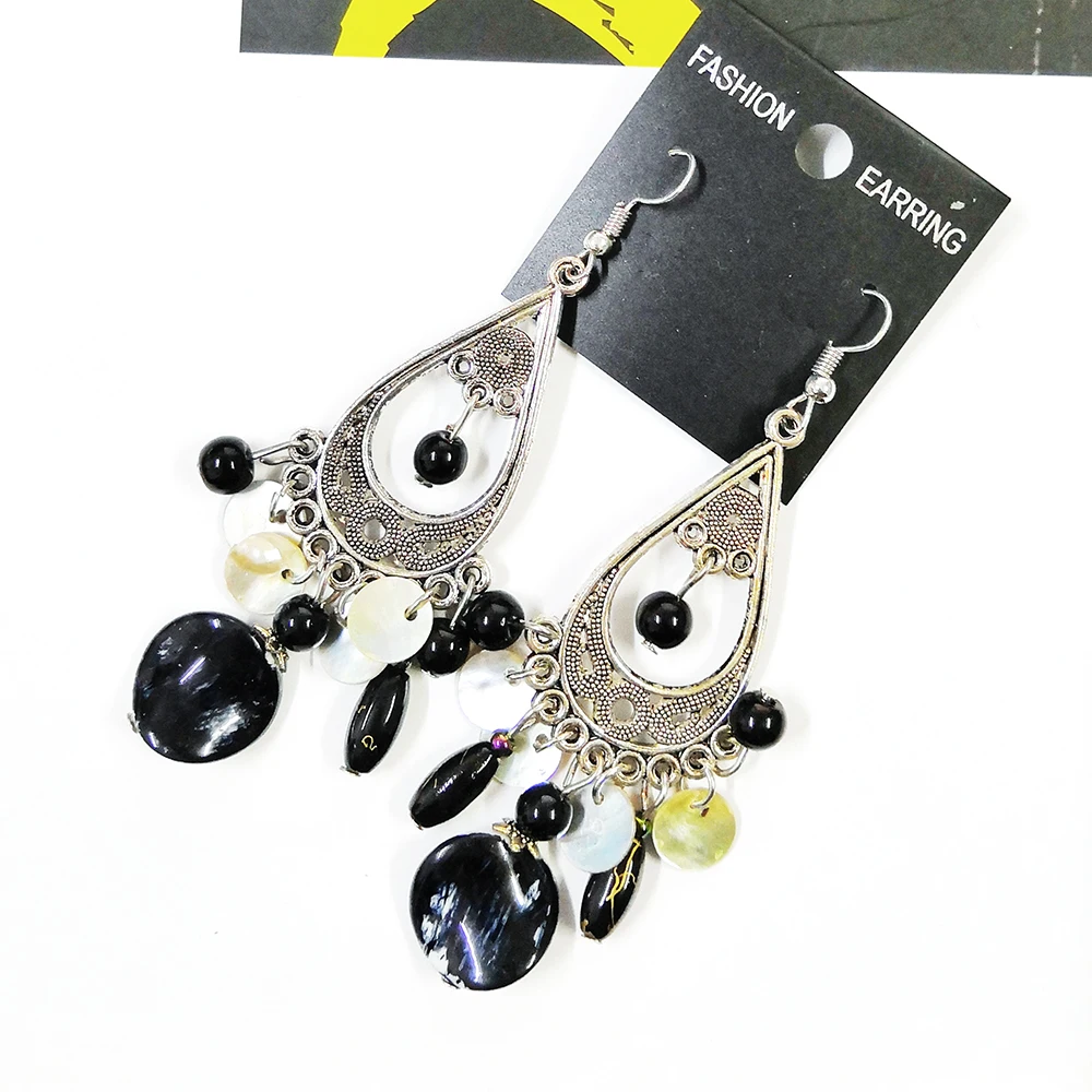 Женские винтажные богемные серьги подвески JZTOP в стиле ретро|Серьги-подвески| |