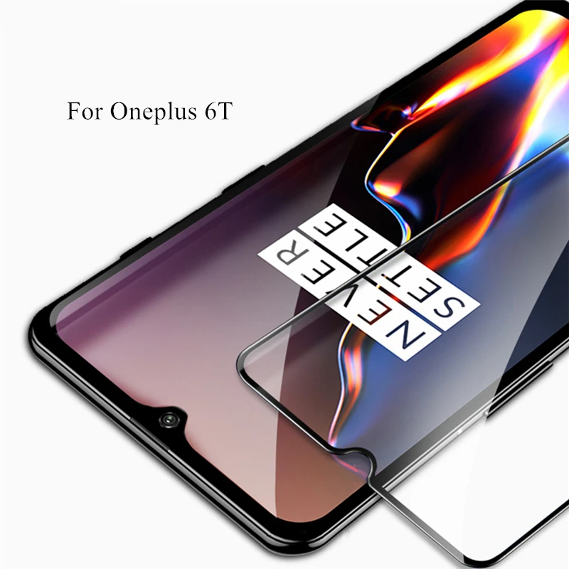 

1 шт. 2.5D стекло для Oneplus 6T Защита экрана для телефона полное покрытие клеем закаленное стекло для Oneplus 6T стекло для Oneplus 6T 1 + 6