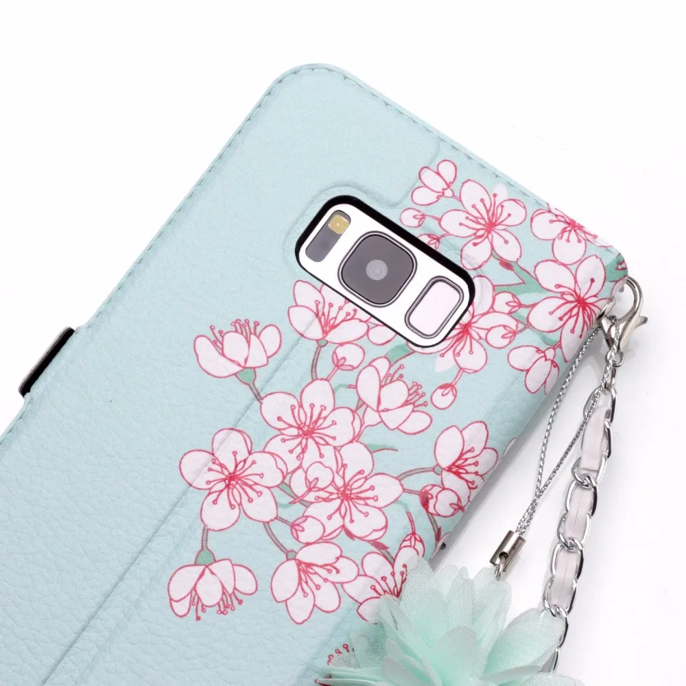 Fashion Phone Etui Coque Cover Case for Samsung Galaxy S8 S8Plus S9 S9Plus With Flip Wallet Purse Bags | Мобильные телефоны и