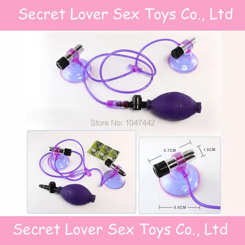 Вибратор для сосков с двойной чашкой секс игрушки женщин мультискоростной