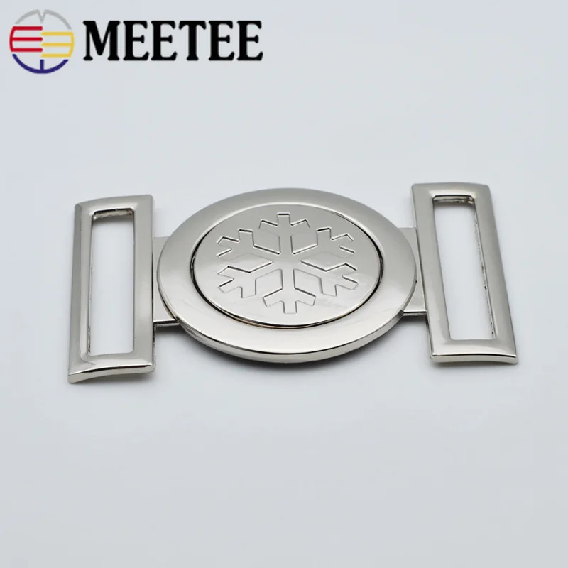 2шт Meetee 40 мм женские металлические пряжки на ремне Декоративная Сумочка