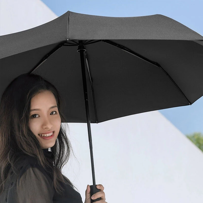 

Original Youpin Mijia Automatic Umbrella Three Folding UV Protect Sunny Rainy Umbrella Aluminum Alloy Rain Auto Parasol