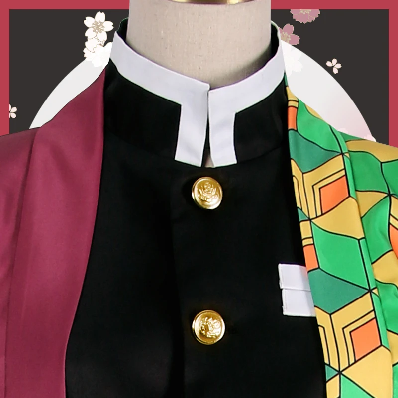 Аниме! Demon Slayer: Kimetsu no Yaiba Tomioka Giyuu Combat gear, костюм для косплея, наряд на Хэллоуин, новинка