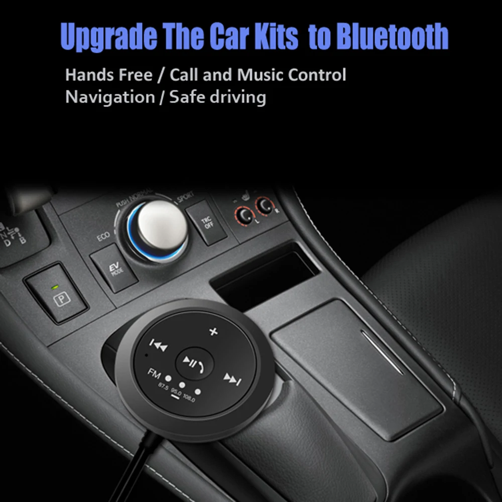 Автомобильный комплект Bluetooth Hands Free Aux беспроводной автомобильный музыкальный