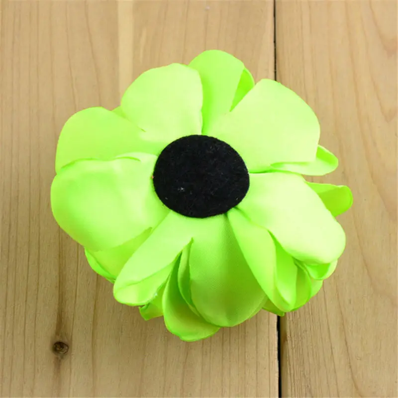 New Brand 15Pcs/lot About 3.15&quot 27Colors DIY Hand Baked Edge Chiffon Flowers For Baby Headband Hair Clip Accessories BB54 |