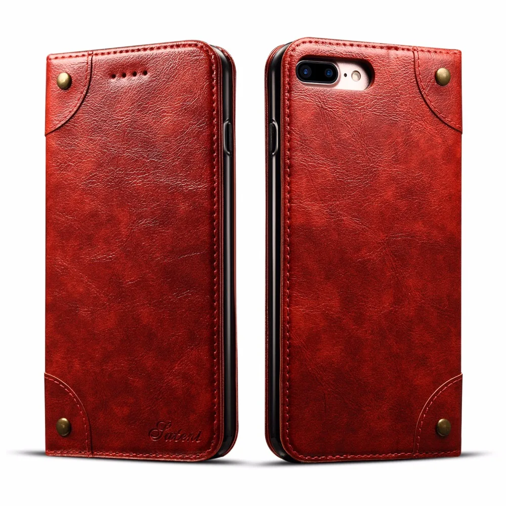 Новинка роскошный Магнитный кошелек для iPhone 7 4 '' чехол из натуральной