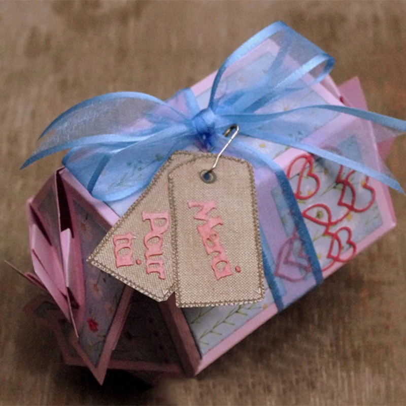 Новинка 2019 французский для вас металлические штампы трафареты буквы сделай сам