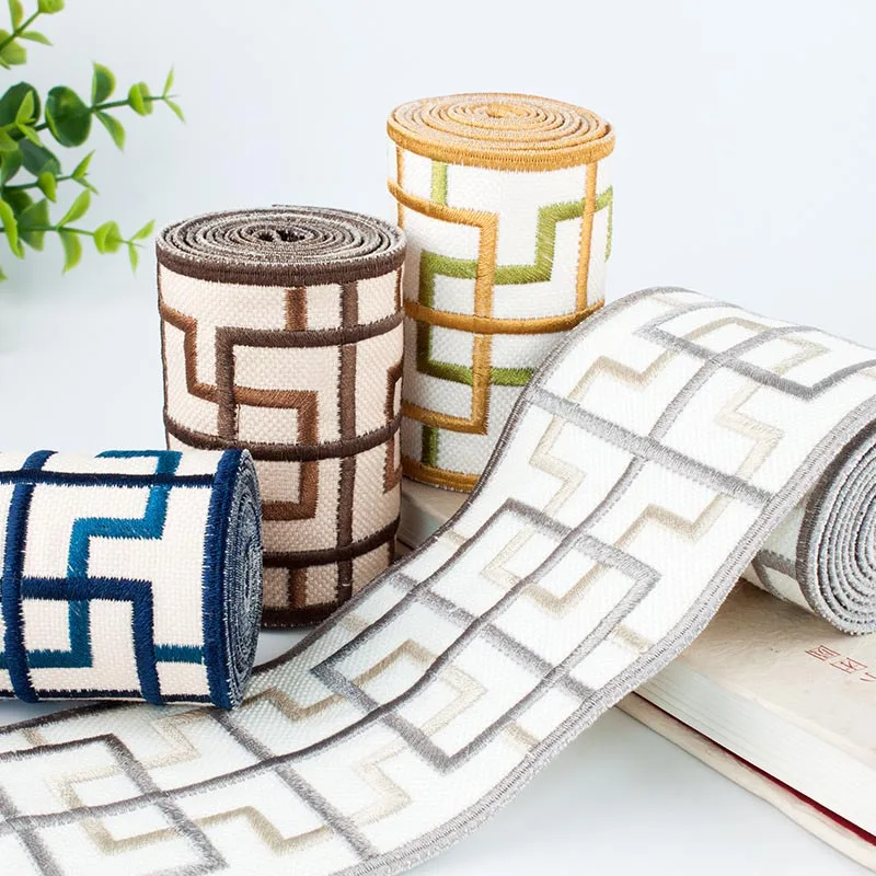 Жаккардовая лента для занавесок ширина 80 мм 4 цвета | Дом и сад