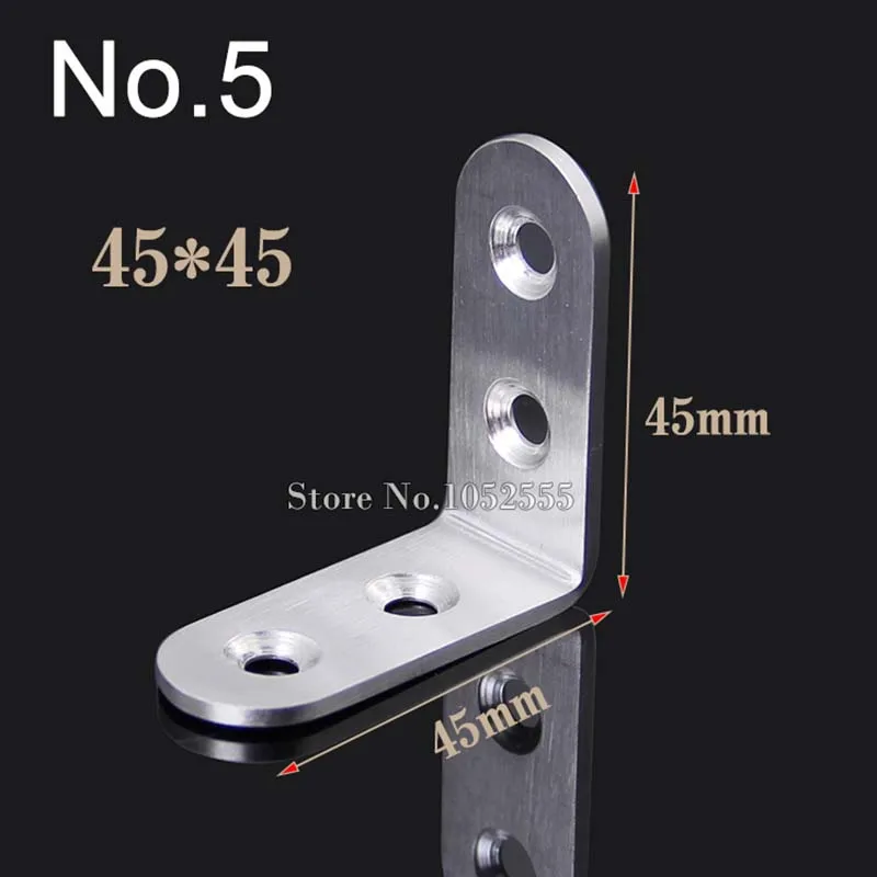 10 шт. детали из нержавеющей стали 45 х45 мм|furniture corner bracket|metal bracketcorner bracket |
