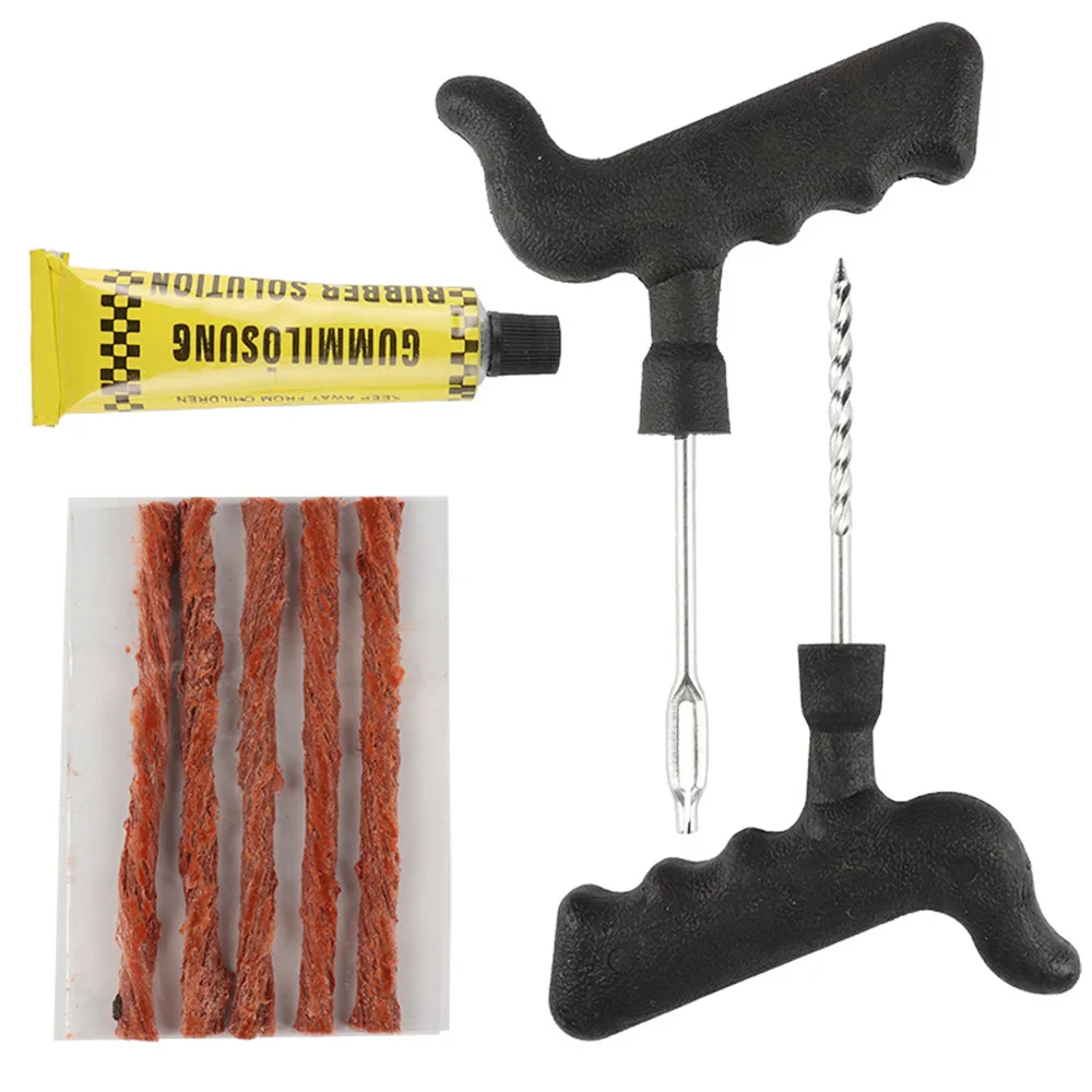 1 Set Professional Auto Car Tire Repair Kit Bike Tubeless Tyre Puncture Plug Tool Accessories |