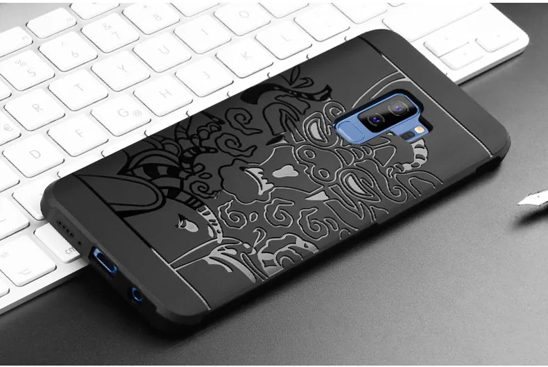 MLLSE для Galaxy S9 плюс Чехол 3D изогнутые Противоударная задняя крышка телефона из