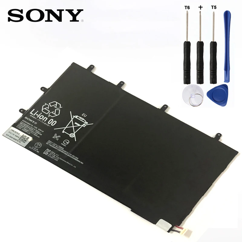 Оригинальная запасная батарея для sony Xperia Tablet Z 1ICP3/65/100-3 LIS3096ERPC настоящая планшета