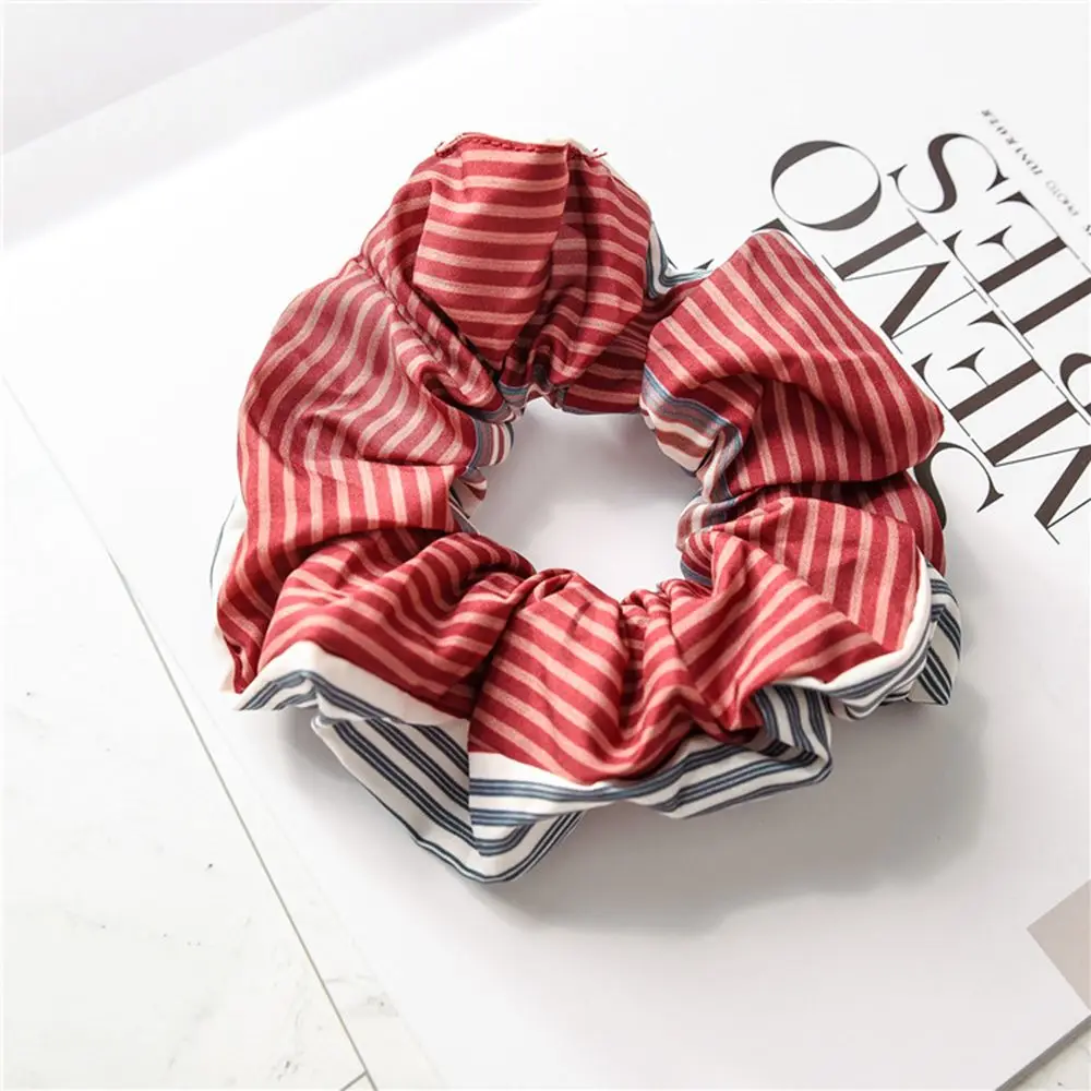Корейские милые сетчатые клетчатые эластичные волосы трикотажные резинки для волос Веревка для волос Галстуки для девочек Женский Хвостик Держатель Кольца для волос аксессуары для волос
