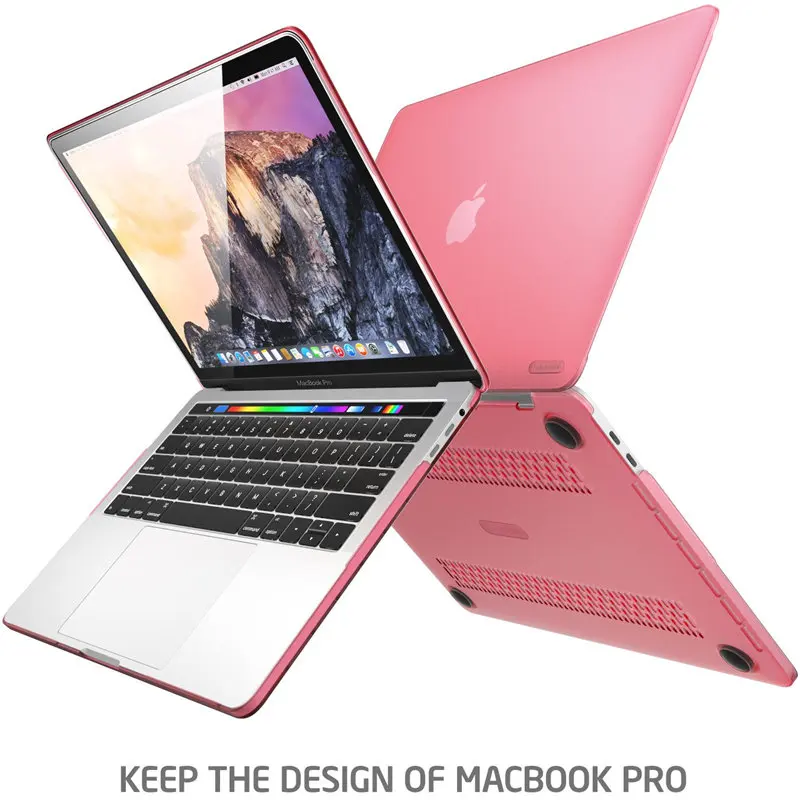 Для MacBook Pro 15 чехол с сенсорной панелью/Touch ID() A1990/A1707 i-Blason тонкий морозный жесткий чехол+ ТПУ бампер