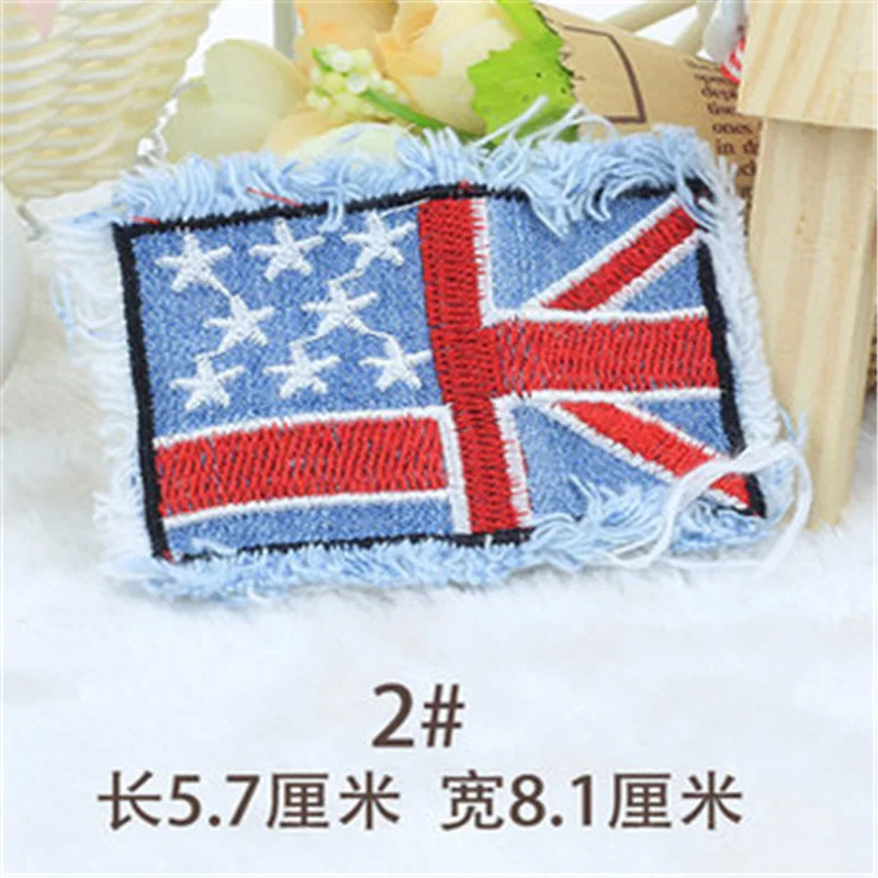 POVUOP джинсовая нашивка для детей детская одежда Стеганая пуховая куртка с дырками