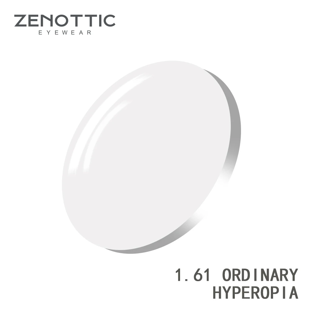 ZENOTTIC рецепта Обычные линзы 1,56 1,61 1,67 1,74(+ 12,00~-12,00) при дальнозоркости, близорукость дальнозоркость, оптические линзы