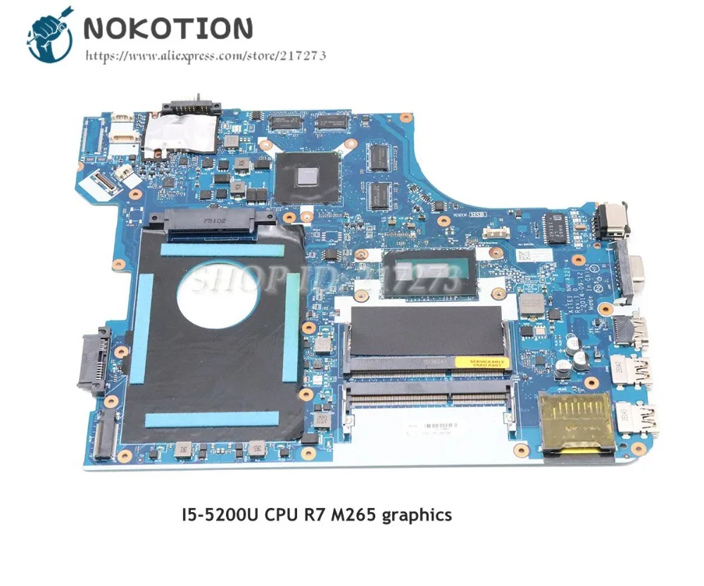 NOKOTION FRU 00HT644 AITE1 NM-A221 For Lenovo Thinkpad E550 E550C Laptop Motherboard I5-5200U CPU Radeon R7 M265 graphics | Компьютеры и