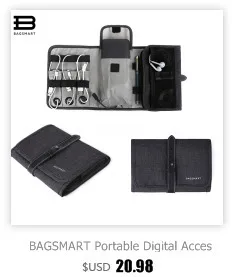BAGSMART многофункциональная дорожная сумка для паспорта RFID Паспорт ID держатель для карт банковская карта сумка клатч держатель на молнии Чехол кошелек