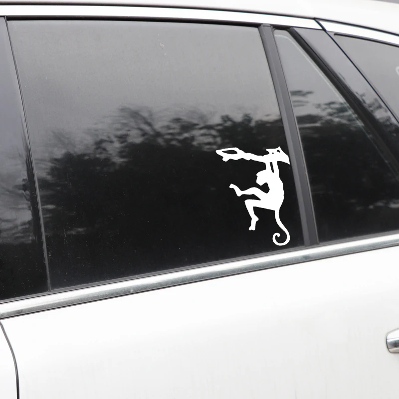 YJZT 11 см * 16 2 Висячие с Обезьянами ветки украшение кузова автомобиля виниловая