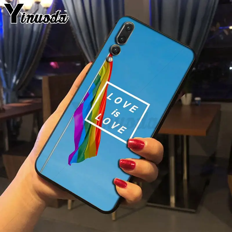 Гей лесбиянок ЛГБТ Радуга фестиваль Прайд мягкий чехол для телефона Huawei P20pro