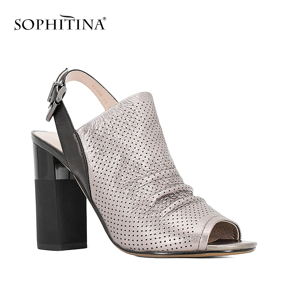 SOPHITINA/Весна Лето 2019г. Классическая и повседневная обувь на высоком толстом