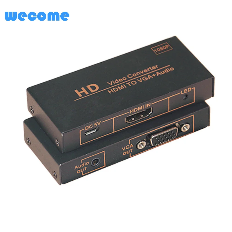 WECOM HDMI VGA + переключатель преобразователя аудио видео Аудио Видео|wecom| |