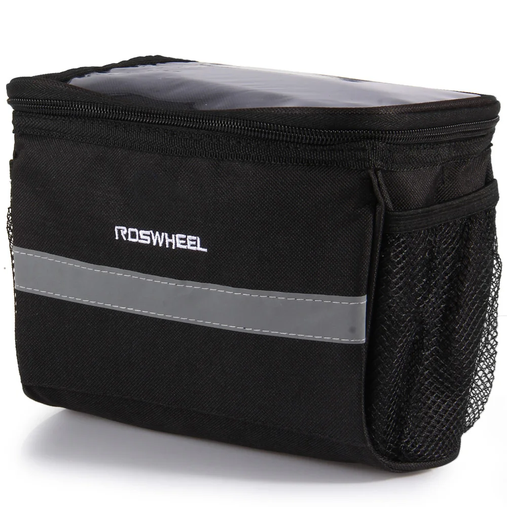 Roswheel Bike Carrier Bag 3.5L Handlebar Bicycle Front Tube Pocket 600D Map Pack Riding Cycling Supplies | Спорт и развлечения