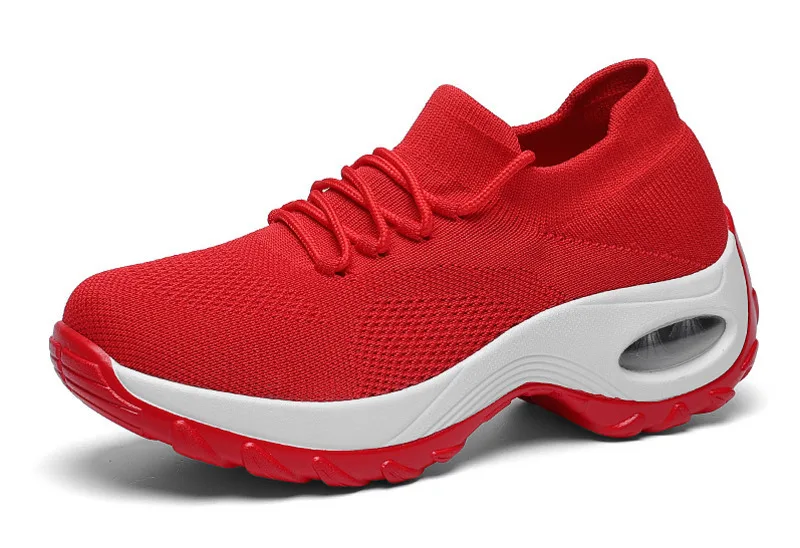 Лидер продаж tenis feminino осень Для женщин теннисные туфли новые дышащие туфли на плоской платформе кроссовки тренажерный зал на свежем воздухе спортивные одноцветные носки обувь