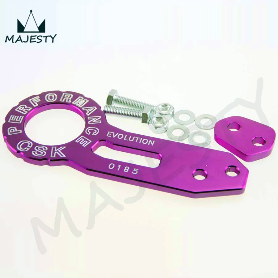 JDM Универсальный задний гоночный буксировочный крюк для прицепа из