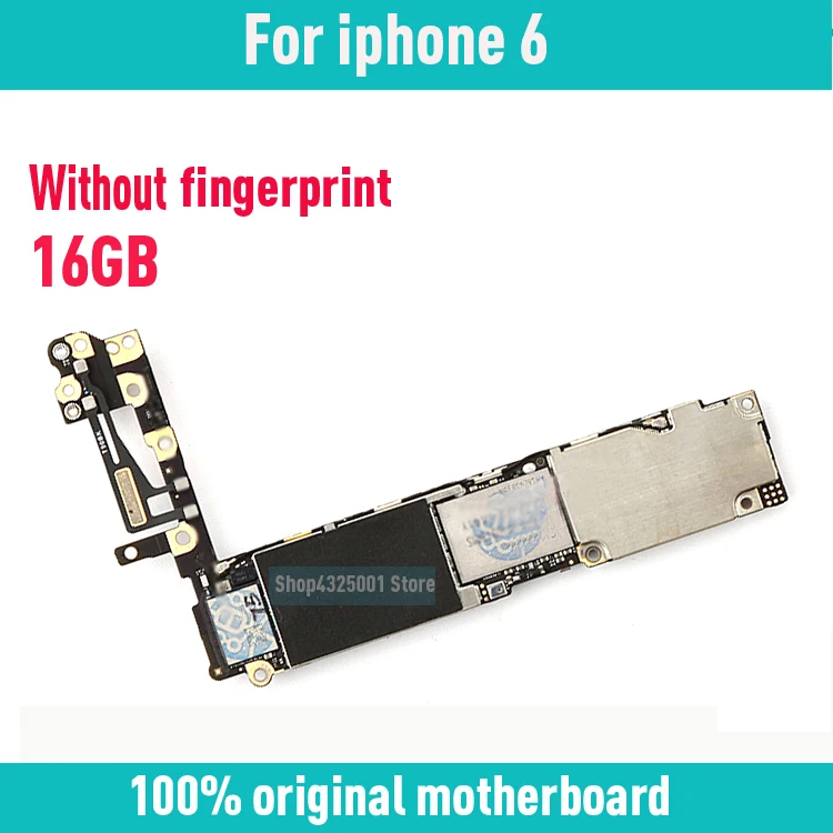 100% Original unlocked for iphone 6 4.7inch Motherboard without Touch ID with IOS System Mainboard Good Working | Мобильные телефоны