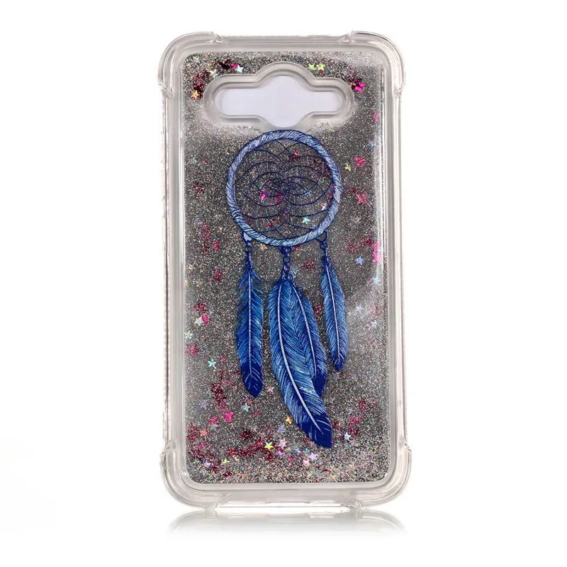 New For Huawei Y3(2017) Phone Case Dynamic Glitter Luxury Unicorn Liquid Quicksand Soft Silicone Back Cover for Y3 2017 |
