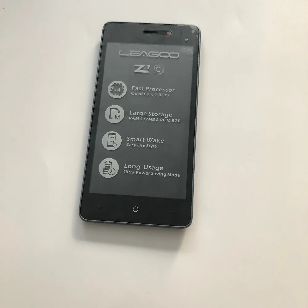 Аксессуары для замены б/у ЖК-экран + сенсорный экран рамка Leagoo Z3C 4 5 дюйма 854x480 |