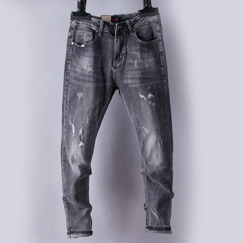 Мужские джинсы деним для мужчин Regular зауженные классическая посадка на талии