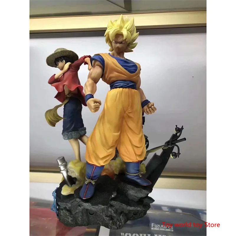 Японская манга прыжок герой Легенда большая Три статуя DRAGON BALL Сон Гоку Наруто