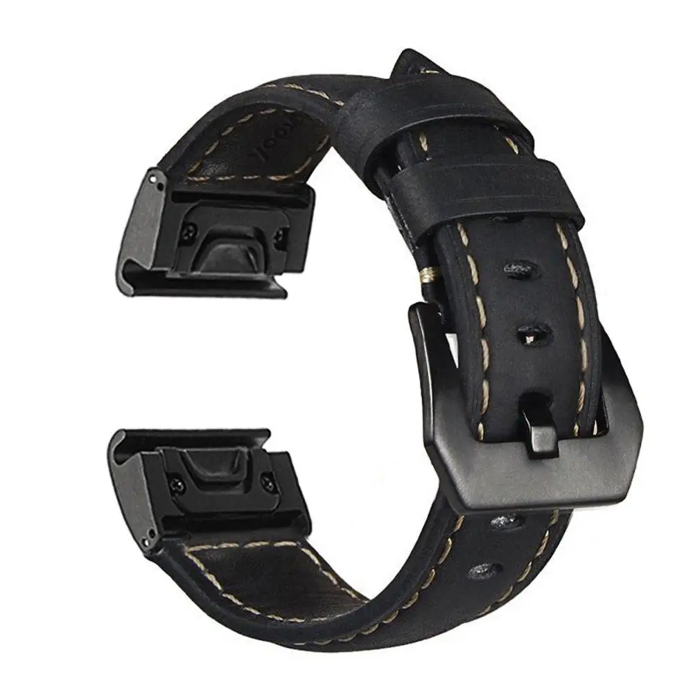 YOOSIDE Fenix 6 браслет 22 мм Quick Fit из натуральной кожи ремешок для часов Garmin Fenix 5/5 Plus/Forerunner 935/Instinct