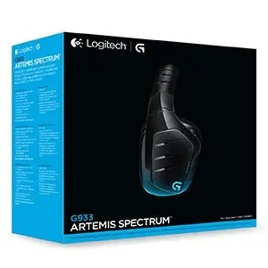 Беспроводная игровая гарнитура с объемным звучанием 7,1 от logitech G933 Artemis Spectrum