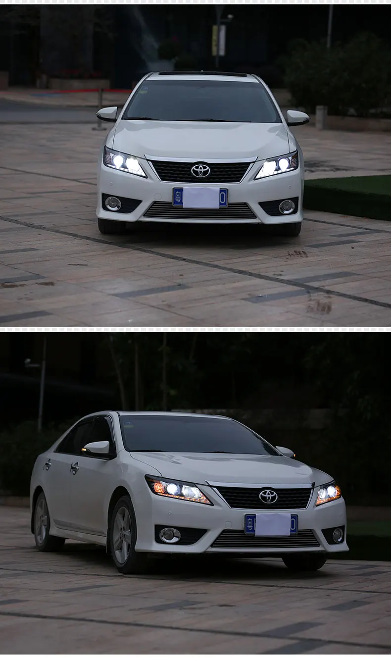 Автомобильный Стайлинг для Toyota Camry фары 2012- светодиодная фара дальнего света Camry DRL Объектив двойной луч H7 HID Xenon bi xenon объектив