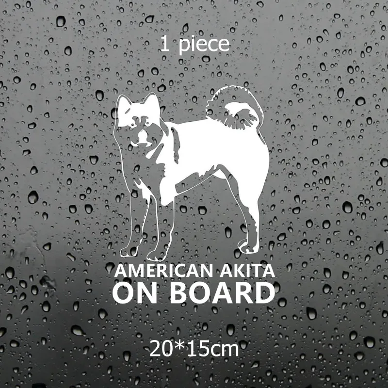 Three Ratels TZ 1150 20*15см 1 3 шт виниловые наклейки на авто AMERICAN AKITA On Board собака