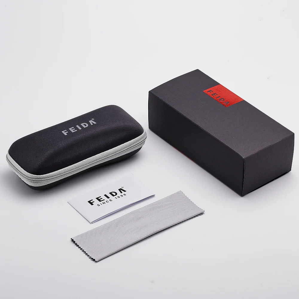 Прозрачная оправа для очков FEIDA очки с защитой от синего света женские