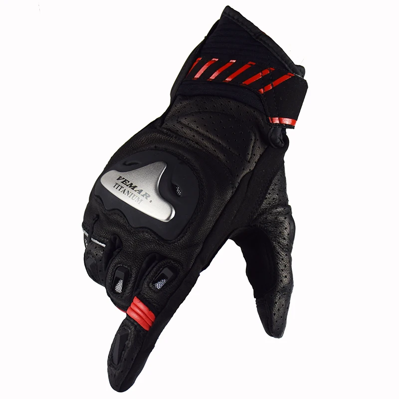 Vemar титановые мотоциклетные перчатки кожаные гоночные для мотокросса защитные |